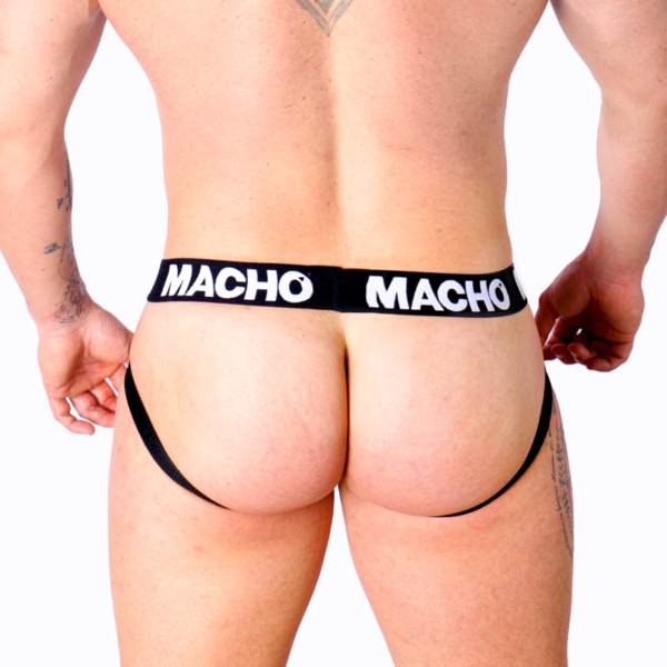 Macho - Mx25Nc Jock Cuero Negro S - Imagen 10