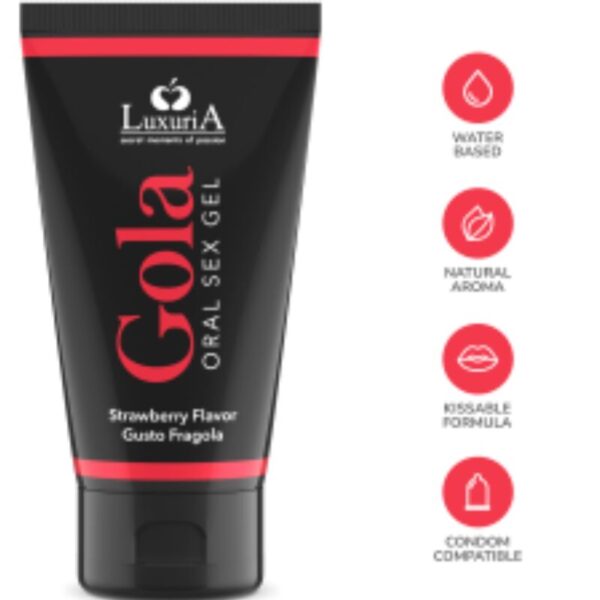 Intimateline Luxuria - Gola Gel Oral Fresa 50 Ml - Imagen 4