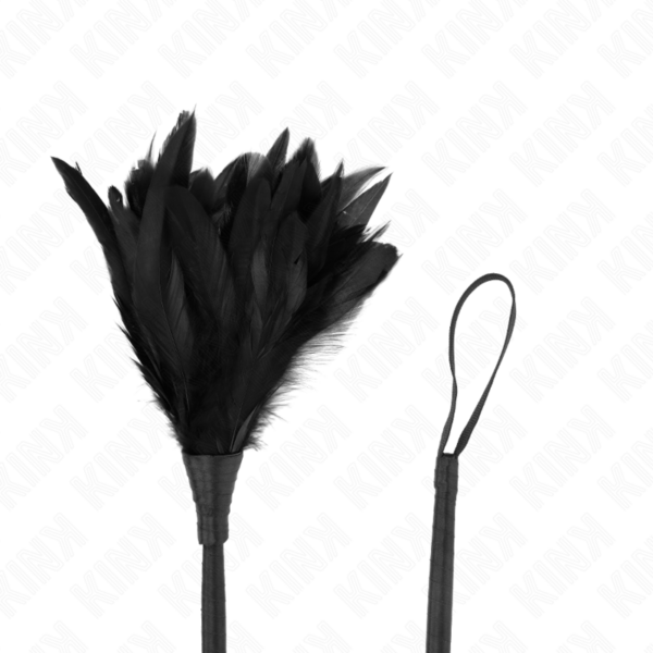 Kink - Látigo De Borla De Silicona Con Forma De Rosa 45 Cm - Imagen 4