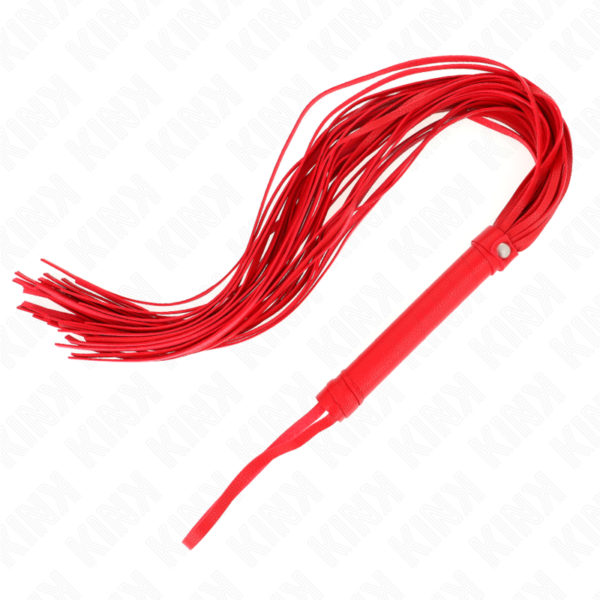 Kink - Látigo Pvc Blando Rojo 70 Cm - Imagen 2