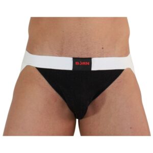 Burn - 004 Jock Brillante Negro / Blanco S
