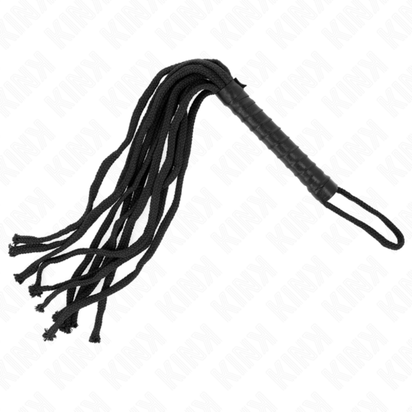 Kink - Látigo De Cuerda Negro 56 Cm - Imagen 3