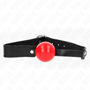 Kink - Mordaza De Bola 4 Cm Suave De Tpe Modelo 1 66 X 2.5 Cm Ajustable 41-61 Cm