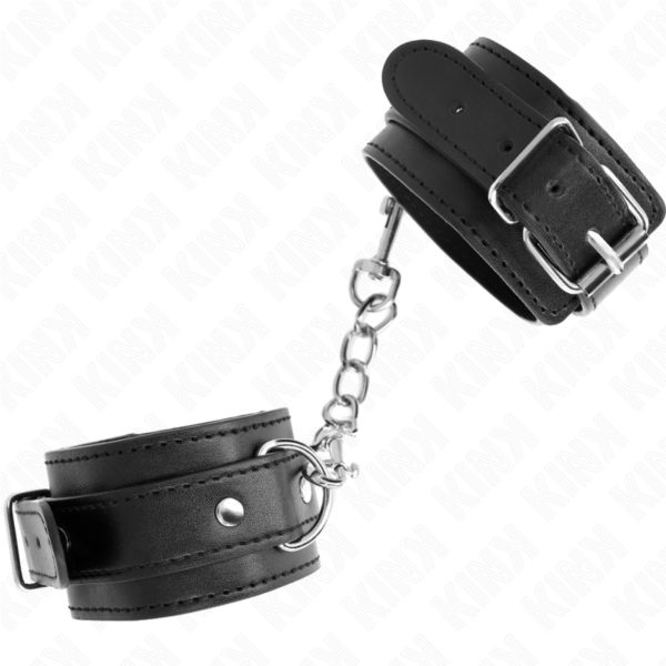 Kink - Muñequeras Finas Negro Ajustable 21-33 Cm - Imagen 2