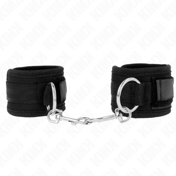 Kink - Muñequeras Negro Ajustable 18-35 Cm X 6 Cm