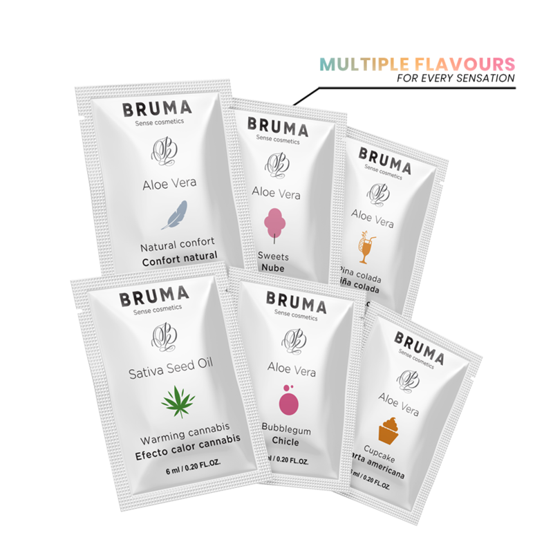 Bruma - 6 Ml Gel Deslizante Con Aloe Vera Sabor A Nube 7 Bruma - 6 Ml Gel Deslizante Con Aloe Vera Sabor A Nube - Imagen 7