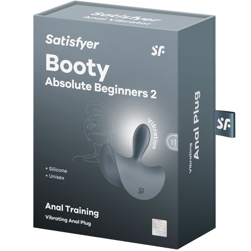 Satisfyer - Booty Absolute Beginners 2 Plug Anal Vibrador Unisex Negro 5 Satisfyer - Booty Absolute Beginners 2 Plug Anal Vibrador Unisex Negro - Imagen 5