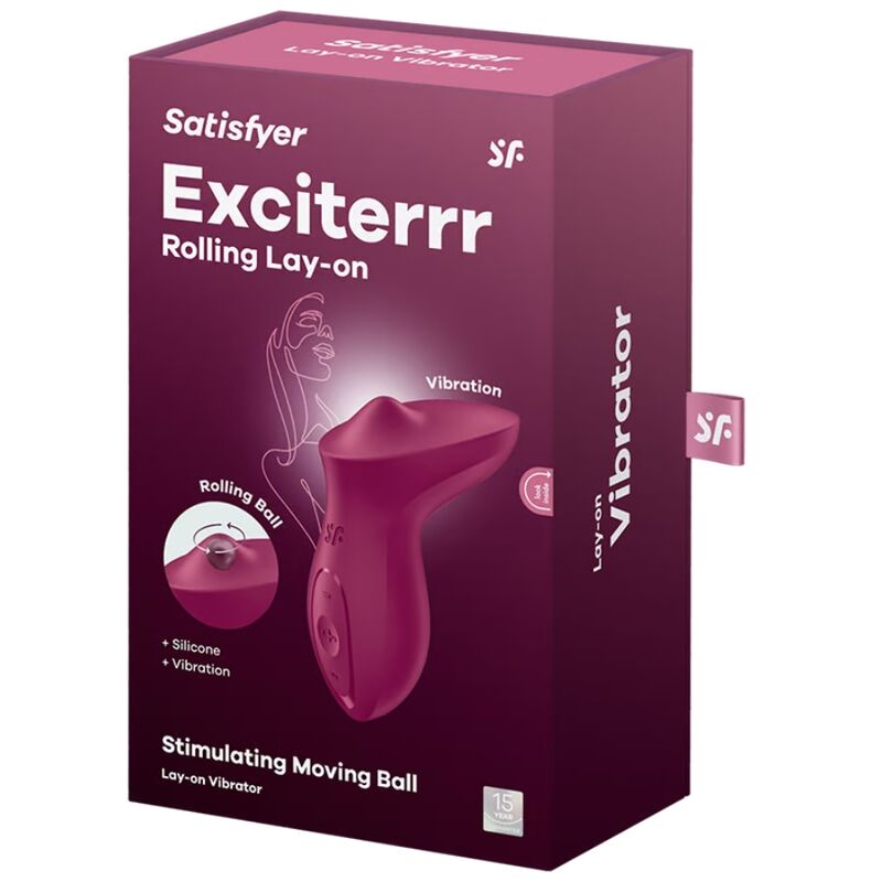 Satisfyer - Exciterrr Vibrador Lay-On Clítoris Fucsia 5 Satisfyer - Exciterrr Vibrador Lay-On Clítoris Fucsia - Imagen 5