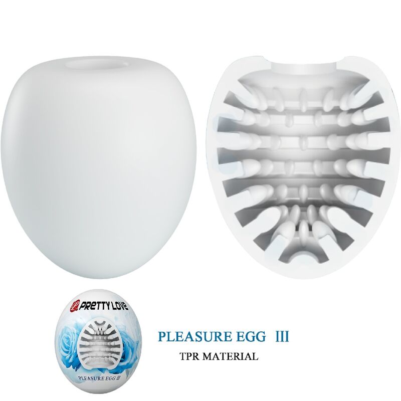 Pretty Love - Masturbador Masculino Huevo Blanco 7 Pretty Love - Masturbador Masculino Huevo Blanco - Imagen 7