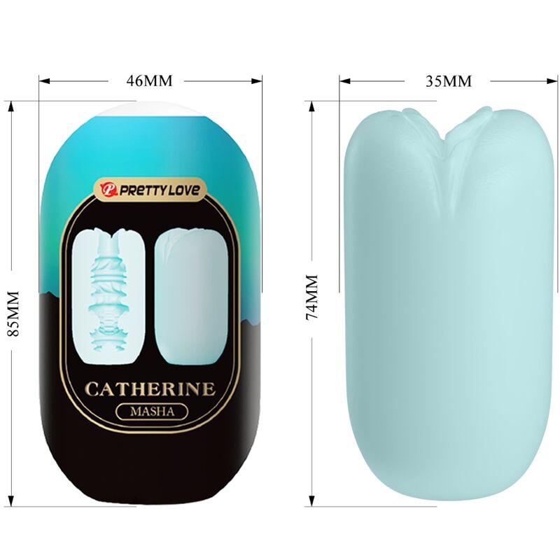Pretty Love - Masha Masturbador Masculino Azul 6 Pretty Love - Masha Masturbador Masculino Azul - Imagen 6