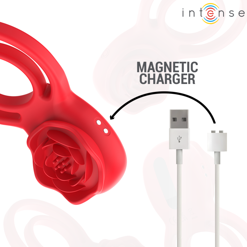 Intense - Gail Rosa Estimuladora 10 Vibraciones Rojo Control Remoto 6 Intense - Gail Rosa Estimuladora 10 Vibraciones Rojo Control Remoto - Imagen 6