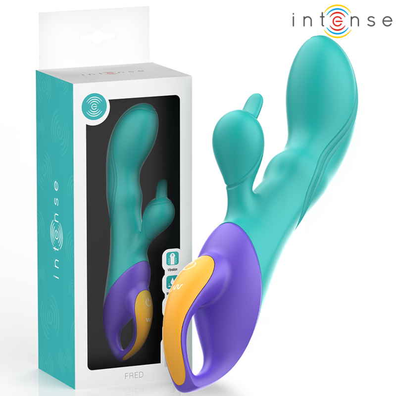 Intense - Fred Vibrador Recargable Rabbit Azul 1 Intense - Fred Vibrador Recargable Rabbit Azul