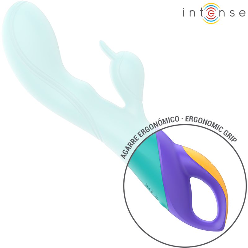 Intense - Fred Vibrador Recargable Rabbit Azul 4 Intense - Fred Vibrador Recargable Rabbit Azul - Imagen 4