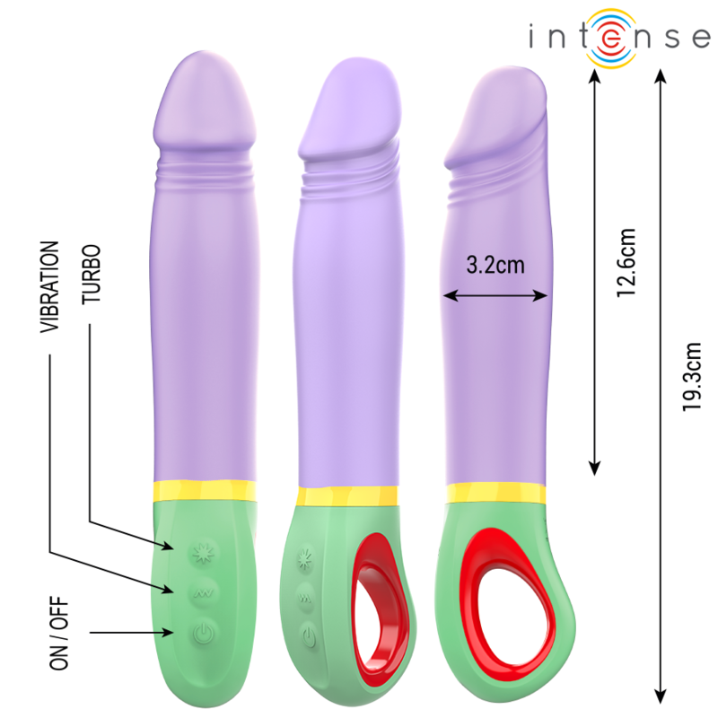 Intense - Velma Vibrador Clásico Morado 2 Intense - Velma Vibrador Clásico Morado - Imagen 2
