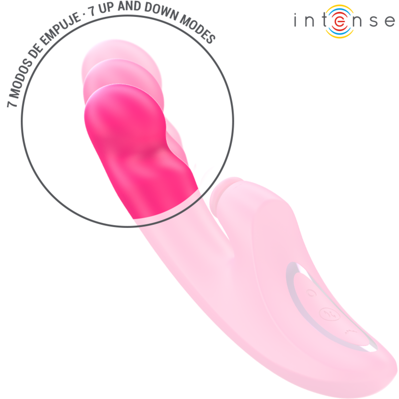 Intense - Emi Vibrador 13,5 Cm Multifunción 3 En 1 10 Vibraciones Rosa 3 Intense - Emi Vibrador 13,5 Cm Multifunción 3 En 1 10 Vibraciones Rosa - Imagen 3