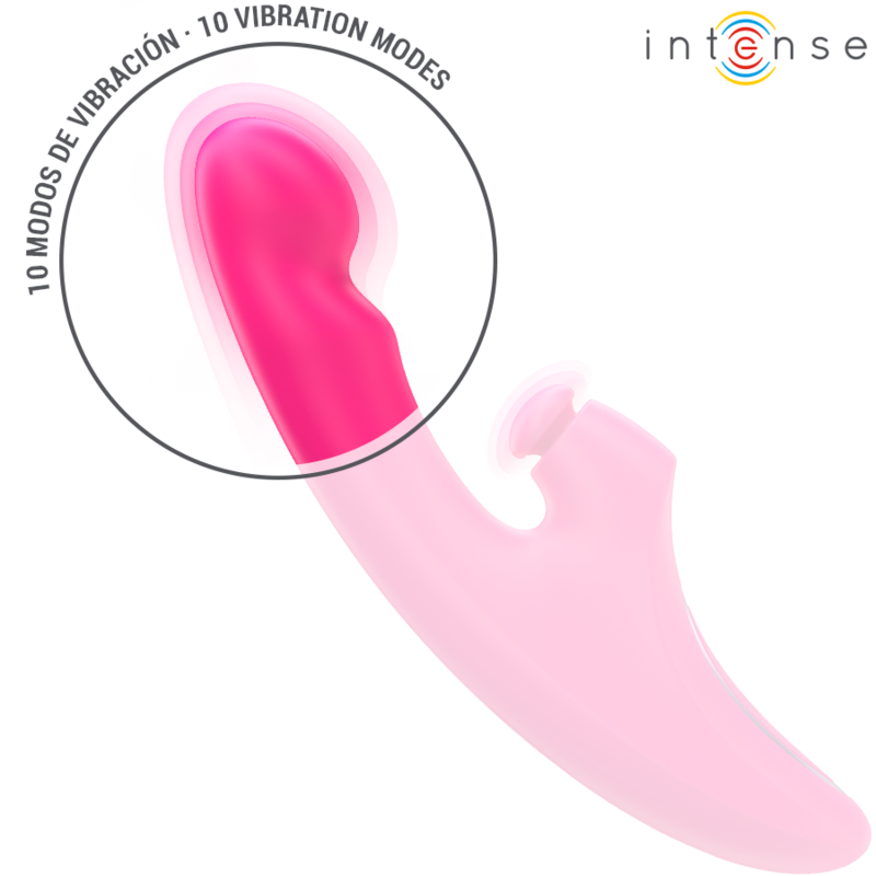 Intense - Emi Vibrador 13,5 Cm Multifunción 3 En 1 10 Vibraciones Rosa 4 Intense - Emi Vibrador 13,5 Cm Multifunción 3 En 1 10 Vibraciones Rosa - Imagen 4