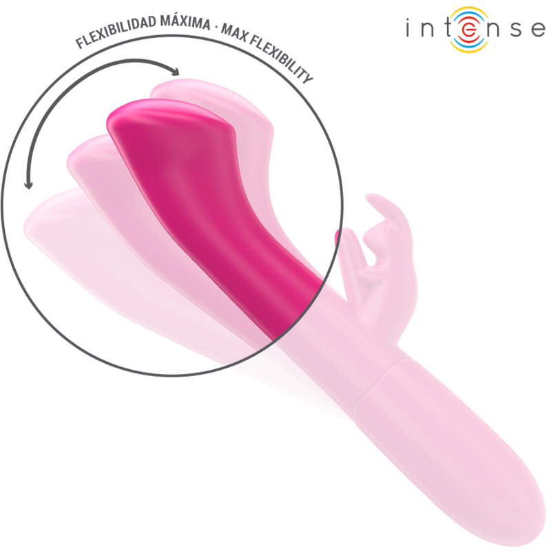 Intense - Julieta Vibrador Rabbit 18,6 Cm 10 Vibraciones Rosa 4 Intense - Julieta Vibrador Rabbit 18,6 Cm 10 Vibraciones Rosa - Imagen 4