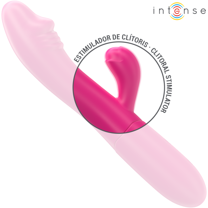 Intense - Ivy Vibrador Flexible 10 Vibraciones Con Lengua Estimuladora Rosa 4 Intense - Ivy Vibrador Flexible 10 Vibraciones Con Lengua Estimuladora Rosa - Imagen 4