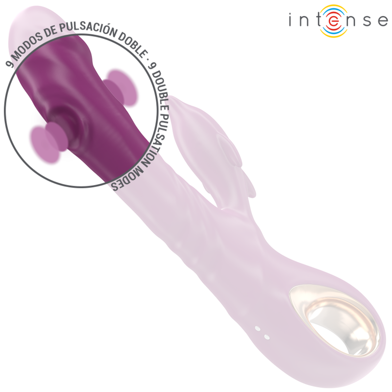 Intense - Halle Vibrador Multifunción Con Lengua Estimuladora En Forma De Delfín Morado 4 Intense - Halle Vibrador Multifunción Con Lengua Estimuladora En Forma De Delfín Morado - Imagen 4