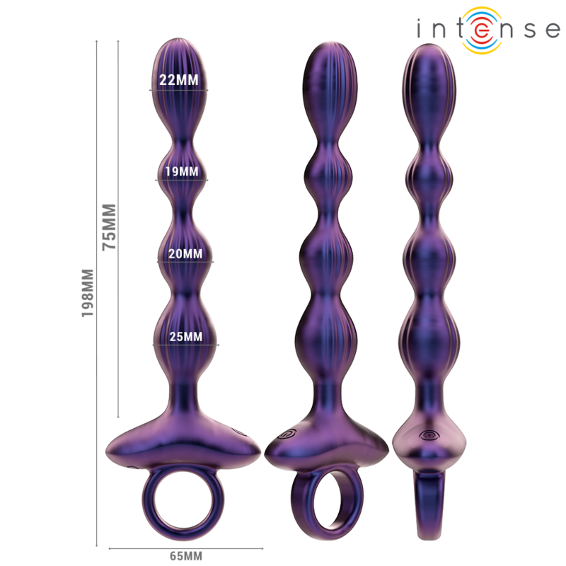 Intense - Jackie Plug Anal Vibrador Modelo 1 Control Remoto 2 Intense - Jackie Plug Anal Vibrador Modelo 1 Control Remoto - Imagen 2