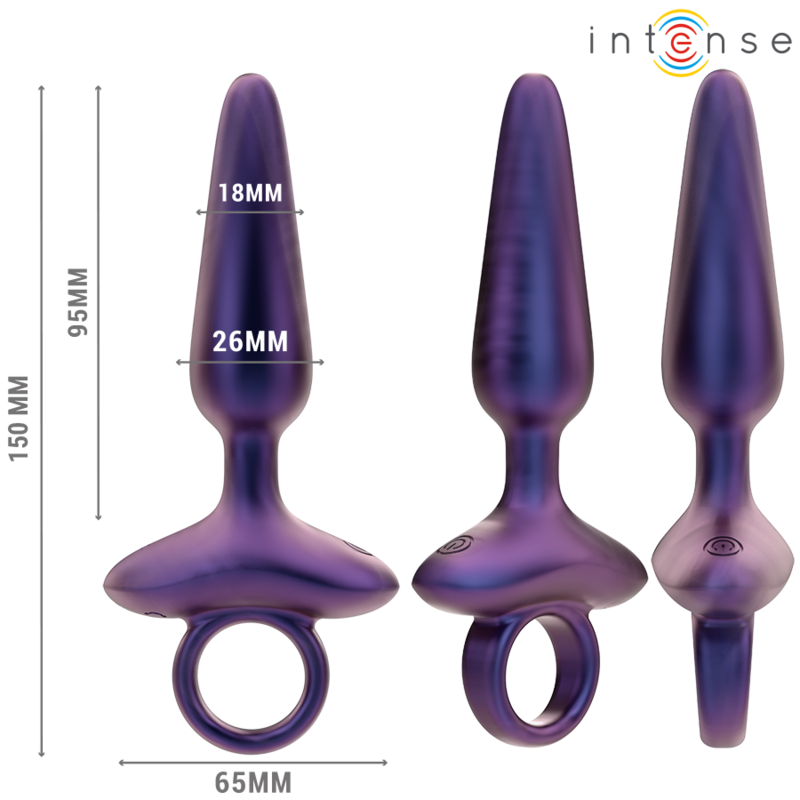 Intense - Marlon Plug Anal Vibrador Modelo 4 Control Remoto 2 Intense - Marlon Plug Anal Vibrador Modelo 4 Control Remoto - Imagen 2