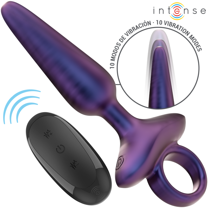 Intense - Marlon Plug Anal Vibrador Modelo 4 Control Remoto 1 Intense - Marlon Plug Anal Vibrador Modelo 4 Control Remoto
