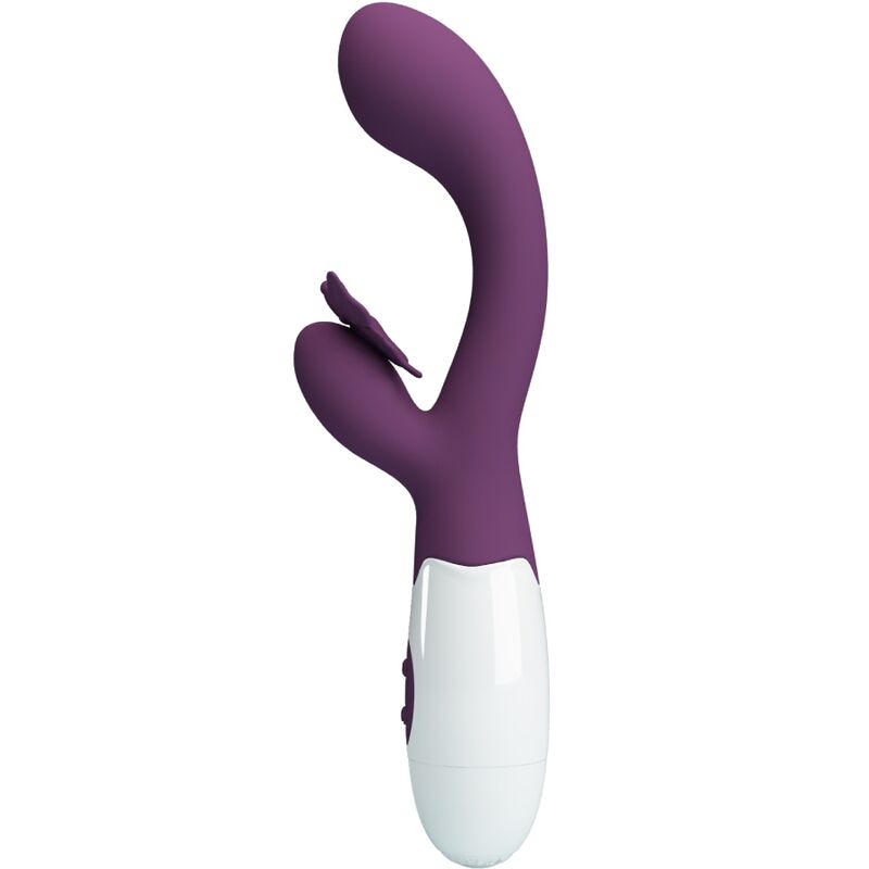 Pretty Love - Butterfly Kiss Vibrador Rabbit &Amp; Estimulador Punto G Morado 2 Pretty Love - Butterfly Kiss Vibrador Rabbit &Amp; Estimulador Punto G Morado - Imagen 2