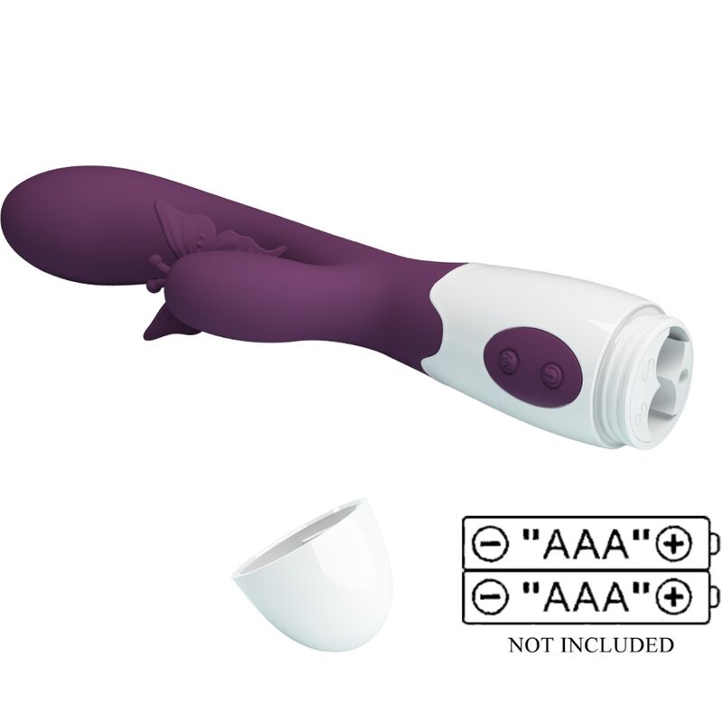 Pretty Love - Butterfly Kiss Vibrador Rabbit &Amp; Estimulador Punto G Morado 5 Pretty Love - Butterfly Kiss Vibrador Rabbit &Amp; Estimulador Punto G Morado - Imagen 5