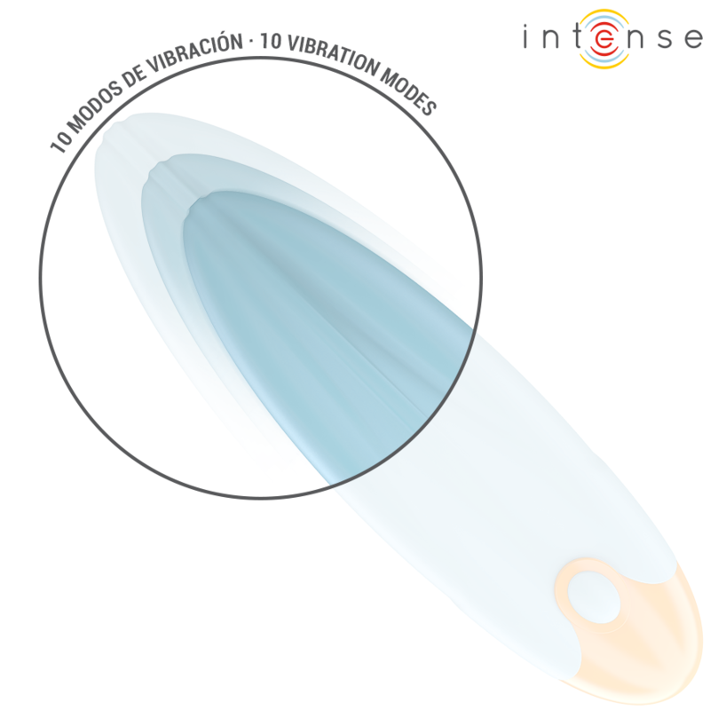 Intense - Mike Bala Vibradora 10 Vibraciones Azul 2 Intense - Mike Bala Vibradora 10 Vibraciones Azul - Imagen 2