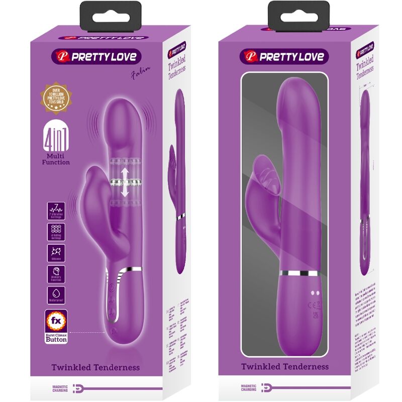 Pretty Love - Vibrador &Amp; Estimulador Multifunción 4 En 1 Morado 6 Pretty Love - Vibrador &Amp; Estimulador Multifunción 4 En 1 Morado - Imagen 6