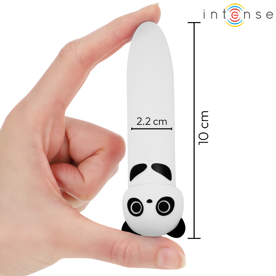 Intense - Poh Bala Vibradora Panda Recargable Usb 10 X 2.2 Cm 3 Intense - Poh Bala Vibradora Panda Recargable Usb 10 X 2.2 Cm - Imagen 3