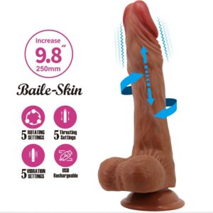 Baile - Calisto Dildo RealÍstico 25 Cm Natural