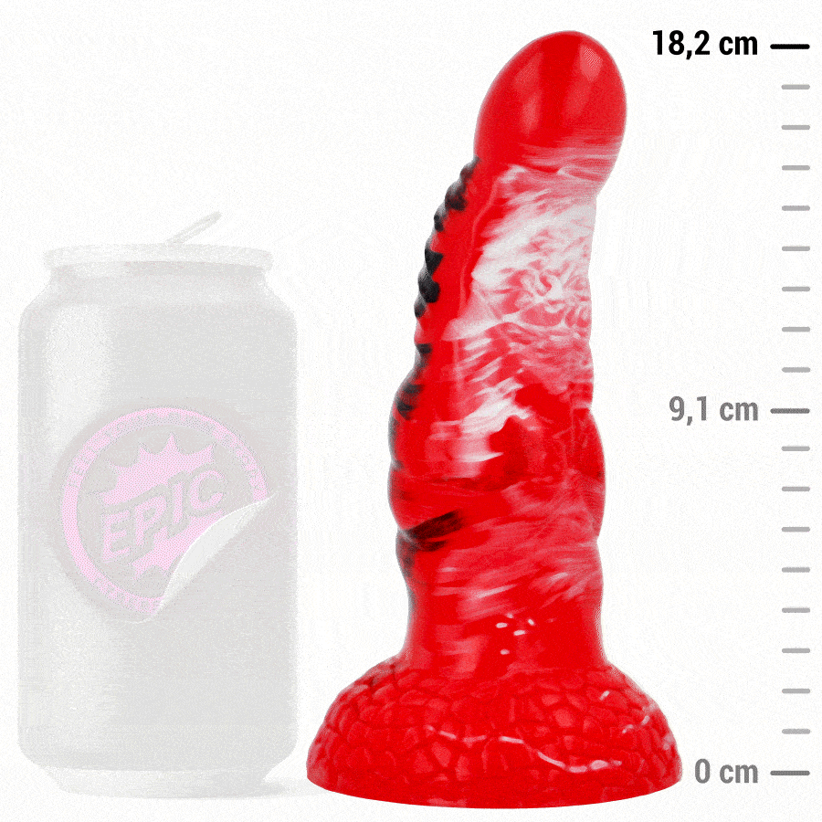 Epic - Agnis Dildo Fuego Carmesí 1 Epic - Agnis Dildo Fuego Carmesí