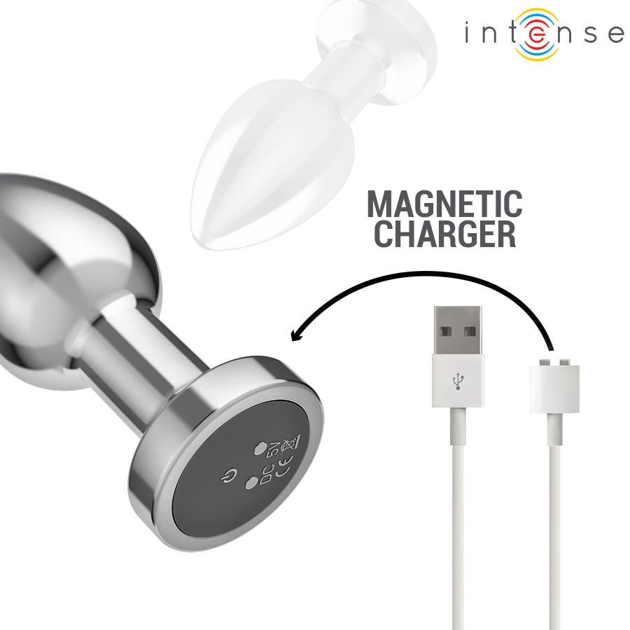 Intense - Plug Anal 10 Vibraciones Metal Con Control Remoto M 6 Intense - Plug Anal 10 Vibraciones Metal Con Control Remoto M - Imagen 6
