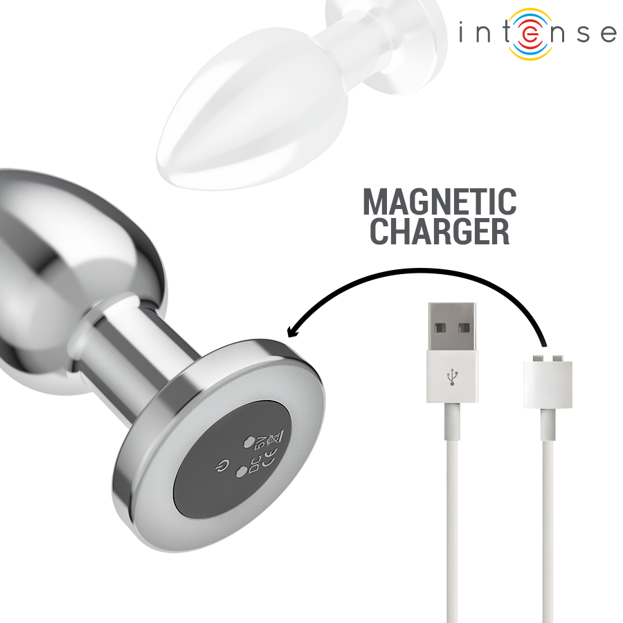 Intense - Plug Anal 10 Vibraciones Metal Con Control Remoto L 6 Intense - Plug Anal 10 Vibraciones Metal Con Control Remoto L - Imagen 6