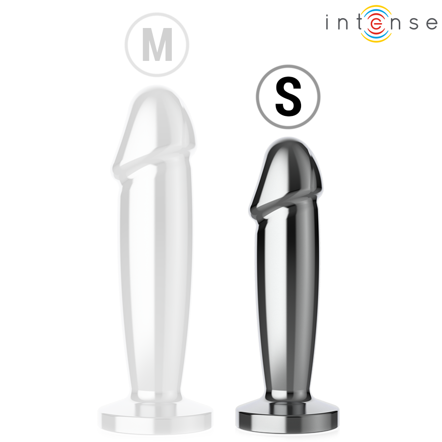 Intense - Plug Anal 10 Vibraciones Metal En Forma De Dildo Con Control Remoto S 6 Intense - Plug Anal 10 Vibraciones Metal En Forma De Dildo Con Control Remoto S - Imagen 6