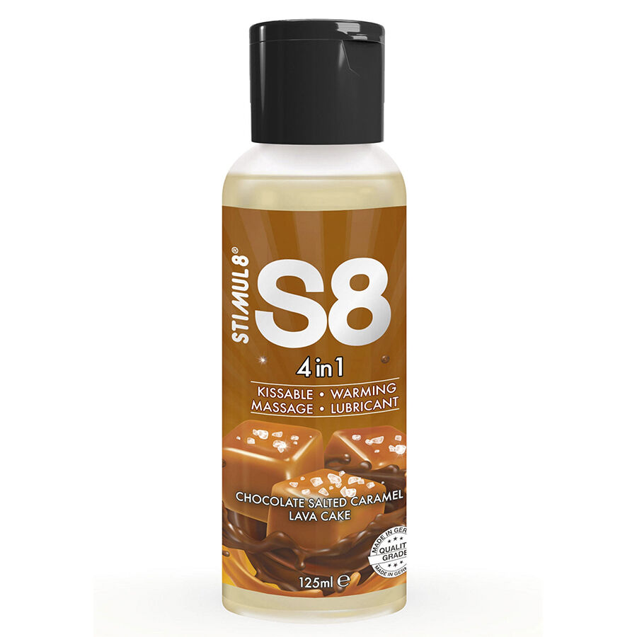 Stimul8 - S8 4 En 1 Lubricante Postre Chocolate Y Caramelo Salado 125 Ml 1 Stimul8 - S8 4 En 1 Lubricante Postre Chocolate Y Caramelo Salado 125 Ml