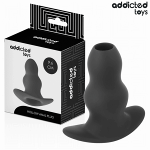 Addicted Toys - Plug Anal Hueco Silicona Talla M 9