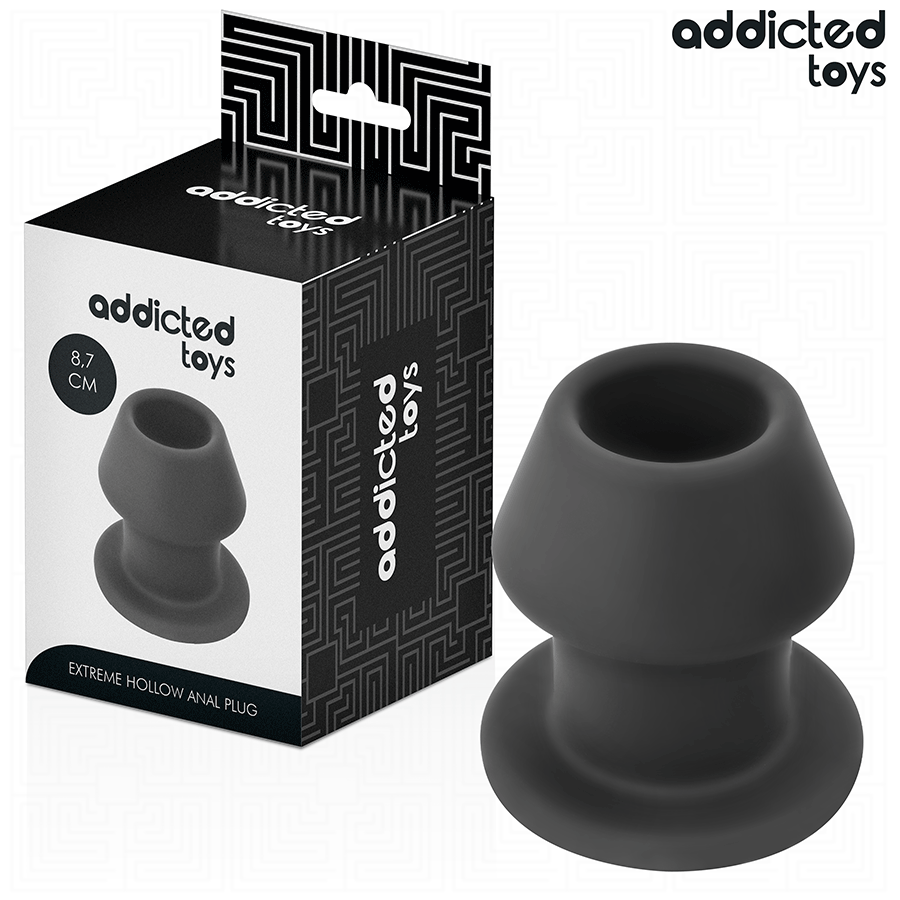 Addicted Toys - Plug Anal Hueco Extrem Silicona Talla M 8,7 Cm 1 Addicted Toys - Plug Anal Hueco Extrem Silicona Talla M 8