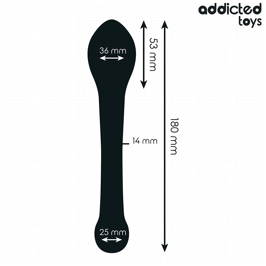 Addicted Toys - Estimulador Anal Doble Silicona 18 Cm 4 Addicted Toys - Estimulador Anal Doble Silicona 18 Cm - Imagen 4