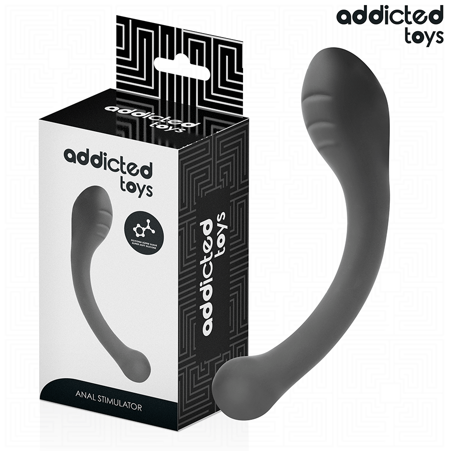 Addicted Toys - Estimulador Anal Doble Silicona 18 Cm 1 Addicted Toys - Estimulador Anal Doble Silicona 18 Cm