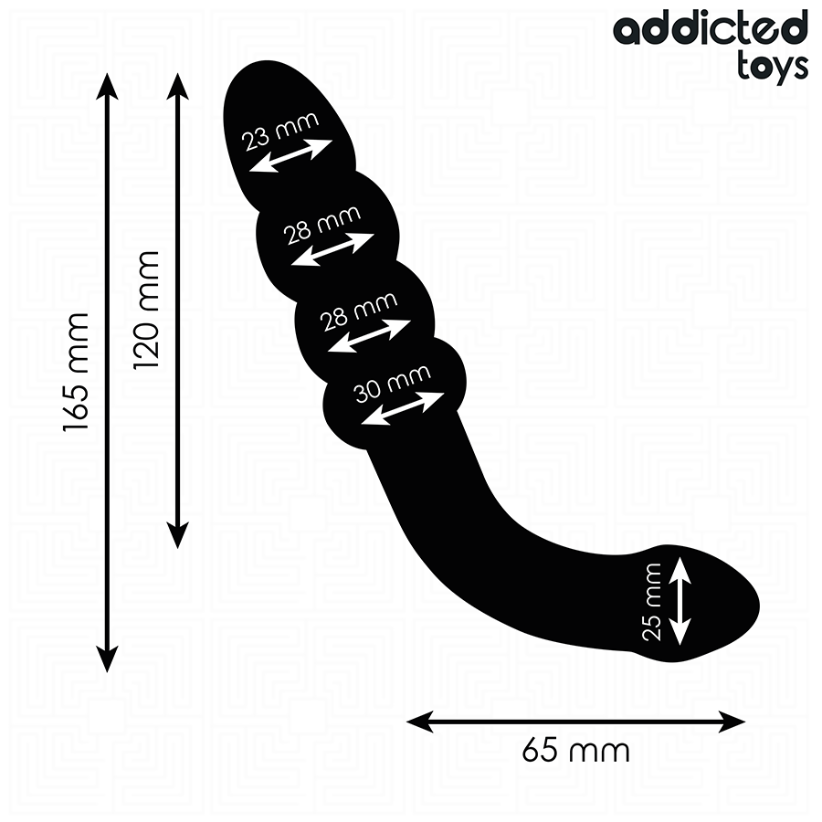Addicted Toys - Masajeador Anal Doble Silicona 16,5 Cm 4 Addicted Toys - Masajeador Anal Doble Silicona 16,5 Cm - Imagen 4