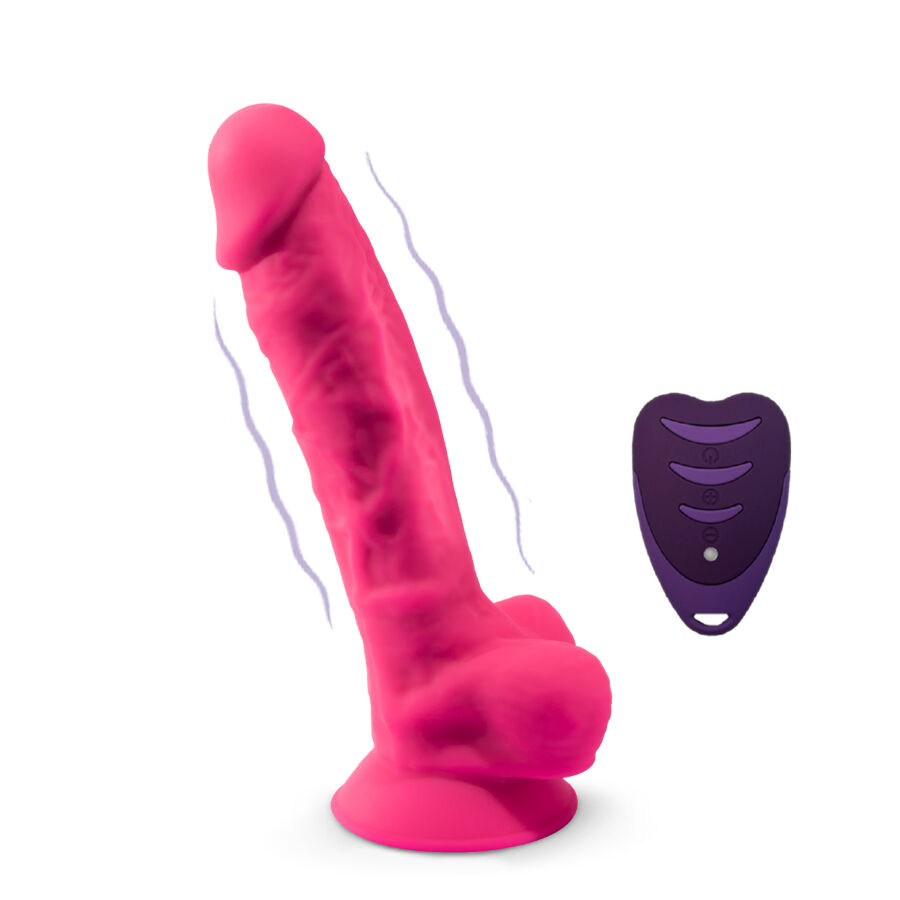 Silexd - Pene Realístico Modelo 18 Rosa Vibración + Control Remoto Lrs 4 Silexd - Pene Realístico Modelo 18 Rosa Vibración + Control Remoto Lrs - Imagen 4