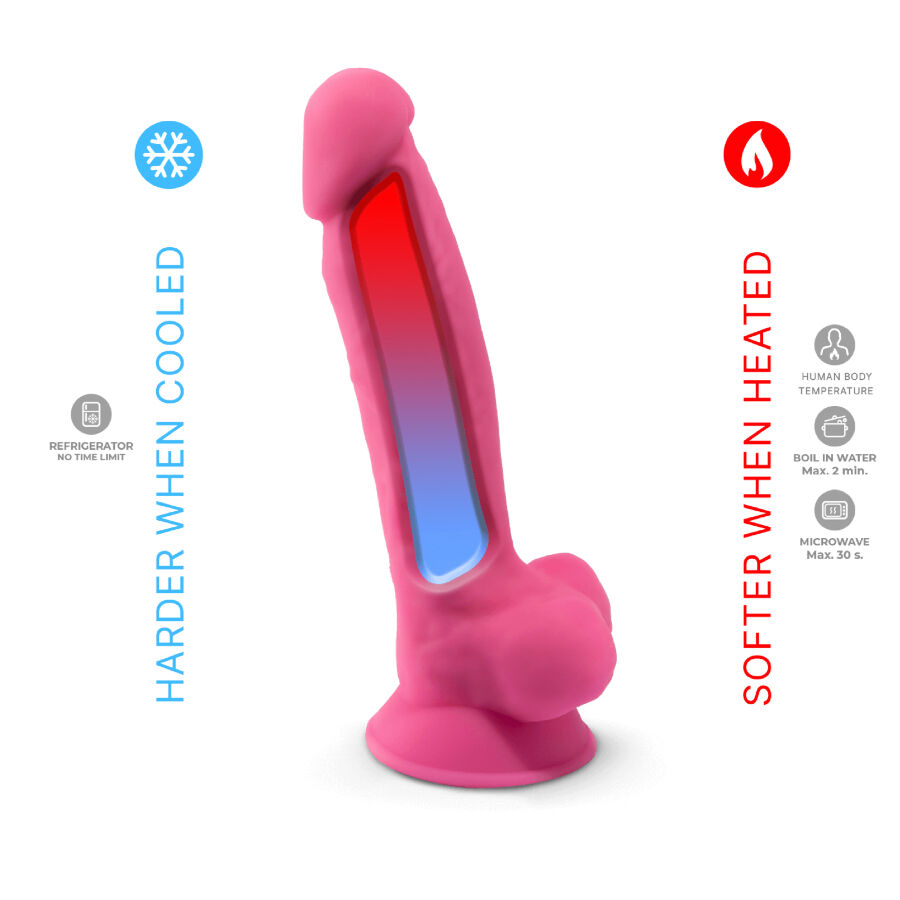 Silexd - Modelo 1 Pene Realístico Silicona Premium Silexpan Rosa Fluorescente 17.5 Cm 4 Silexd - Modelo 1 Pene Realístico Silicona Premium Silexpan Rosa Fluorescente 17.5 Cm - Imagen 4