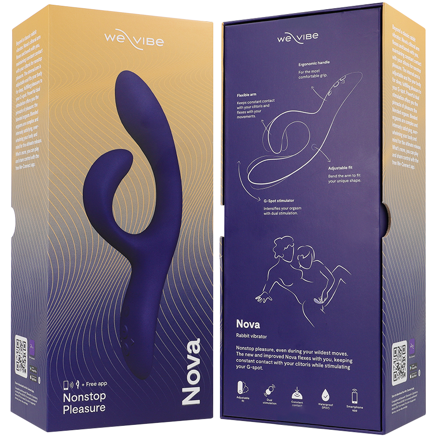 We-Vibe - Nova 3 Vibrador Rabbit Azul Medianoche 7 We-Vibe - Nova 3 Vibrador Rabbit Azul Medianoche - Imagen 7