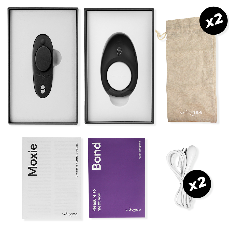 We-Vibe - Tease Us Set Bond + Moxie 6 We-Vibe - Tease Us Set Bond + Moxie - Imagen 6