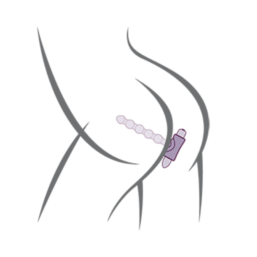 Rocks- Off - Petite Sensations Pearls Plug Anal Vibrador Negro 6 Rocks- Off - Petite Sensations Pearls Plug Anal Vibrador Negro - Imagen 6