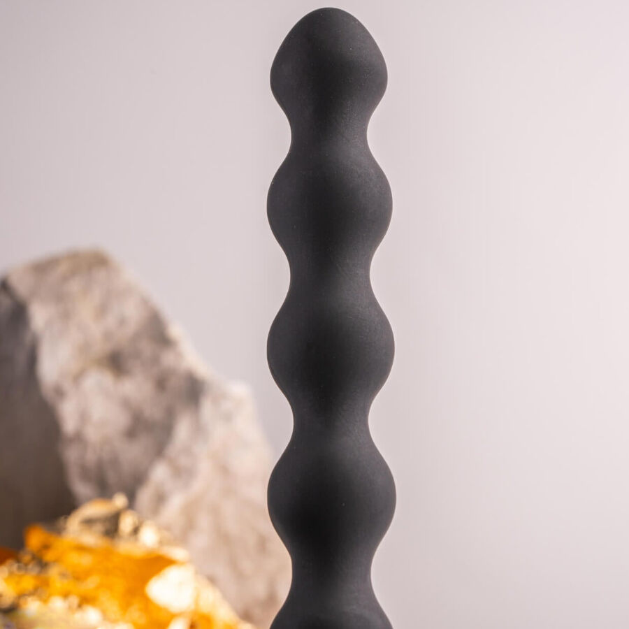 Rocks- Off - Petite Sensations Pearls Plug Anal Vibrador Negro 4 Rocks- Off - Petite Sensations Pearls Plug Anal Vibrador Negro - Imagen 4