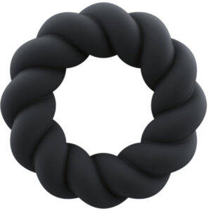 Rocks- Off - Twist Anillo Masturbador Silicona Negro