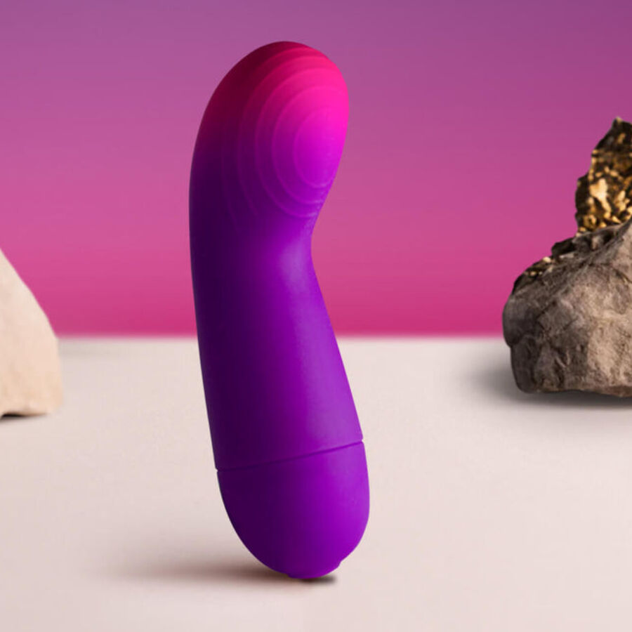 Rocks- Off - Glow Girl Vibe Vibrador G-Spot Discreto Morado 2 Rocks- Off - Glow Girl Vibe Vibrador G-Spot Discreto Morado - Imagen 2